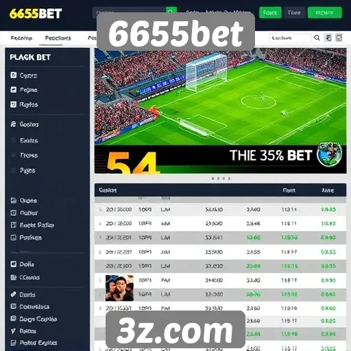 Apostas esportivas na plataforma 6655bet em destaque